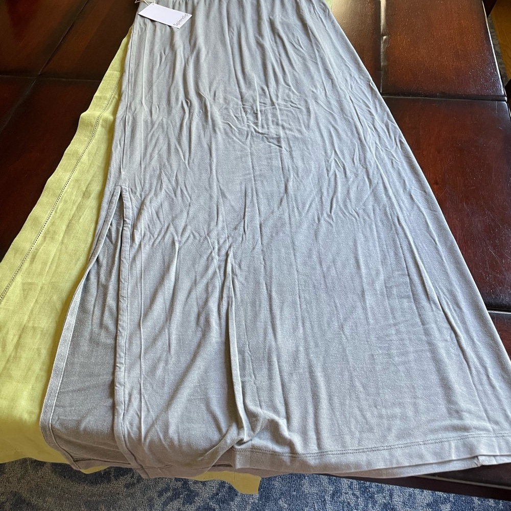 Splendid Gray Maxi Skirt/Tube Dress Size M NWT